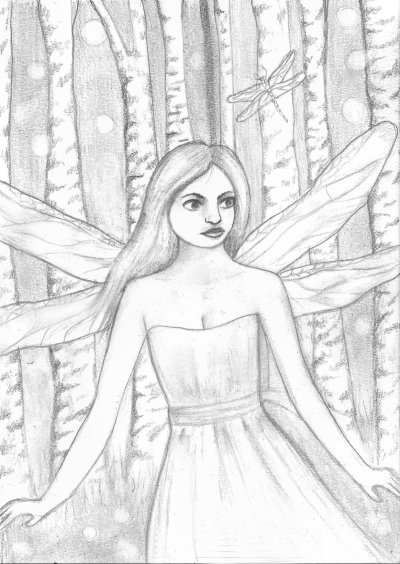 Dragonfly Princess faery by linzi fay